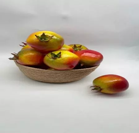 فواكه صناعية للديكور شكل الرمان